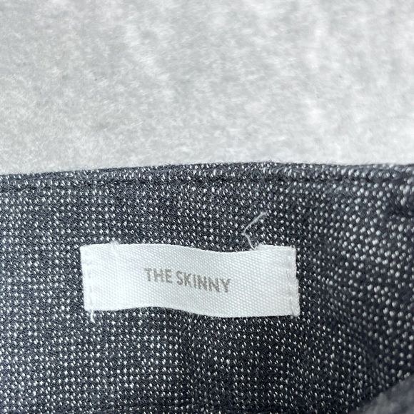 Ann Taylor Loft Pants Womens Size 10 Curvy Black/Gray The Skinny Pants 2743 - Picture 11 of 13